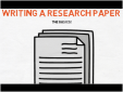 Research paper: basics